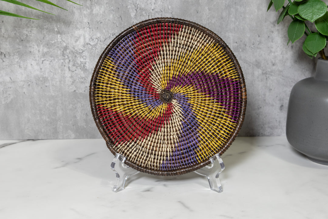 Spindle Spiral Windmill Basket Plate