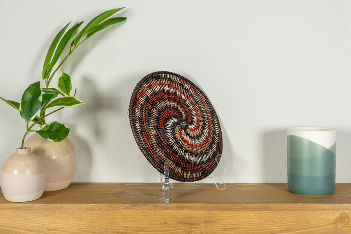 Cosmic Spinning Spiral Small Basket Plate