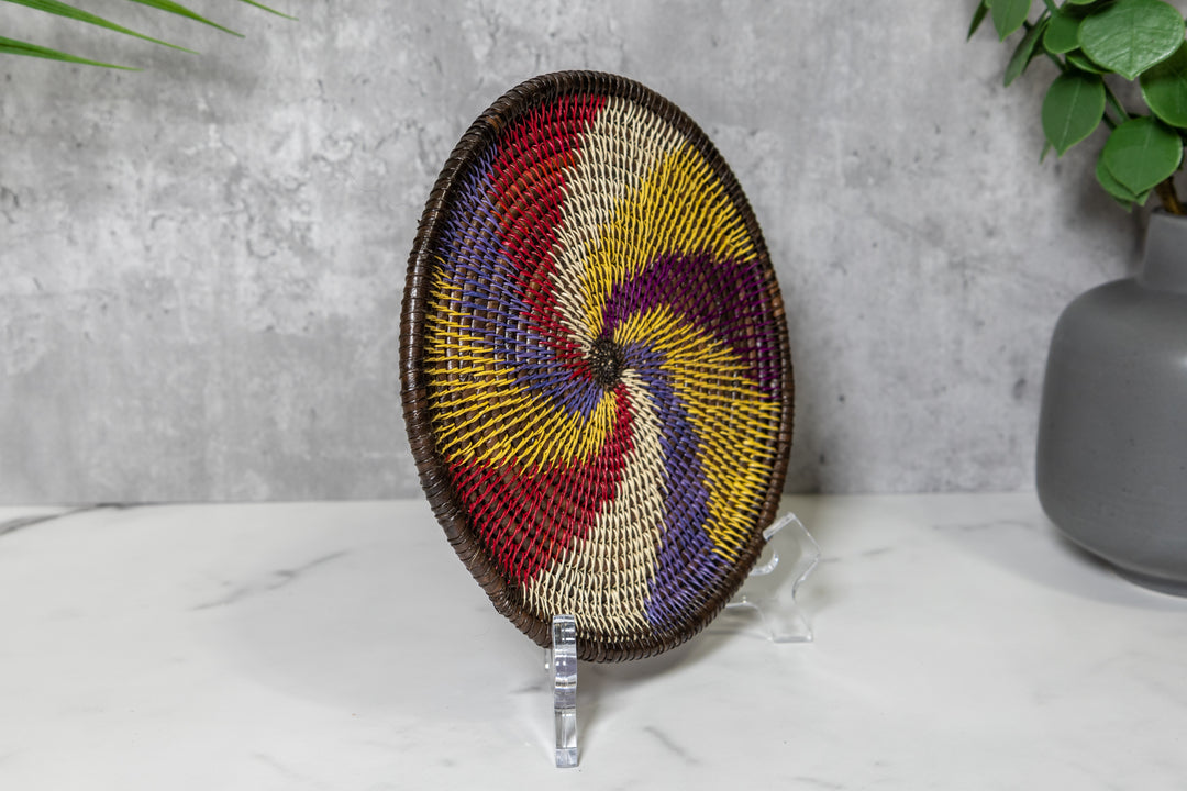 Spindle Spiral Windmill Basket Plate
