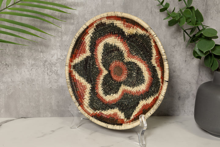 Flourishing Floral Flower Bowl Basket Plate