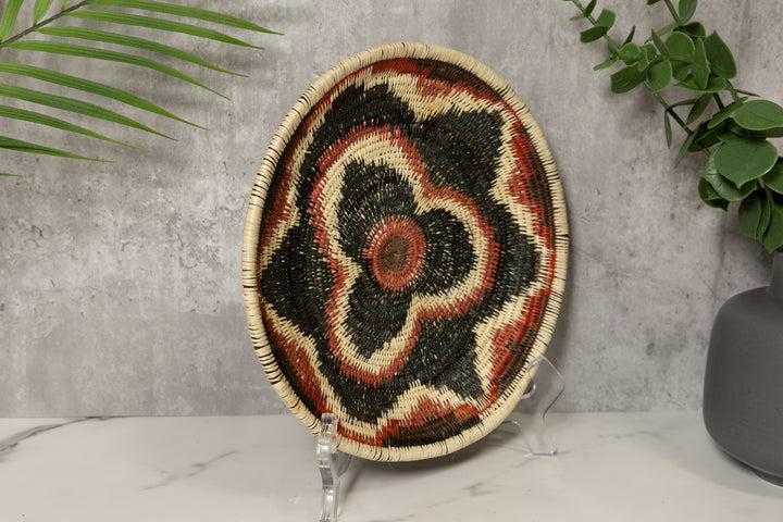 Flourishing Floral Flower Bowl Basket Plate