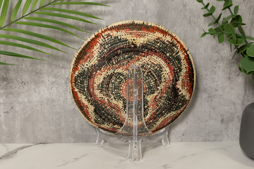 Flourishing Floral Flower Bowl Basket Plate