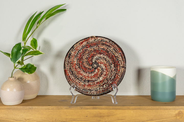 Cosmic Spinning Spiral Small Basket Plate