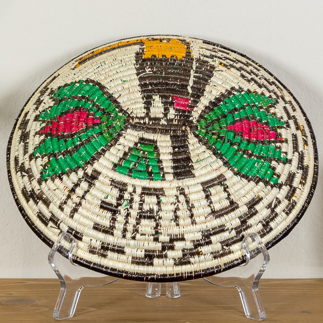 Black Gold And Green Toucan Basket Plate