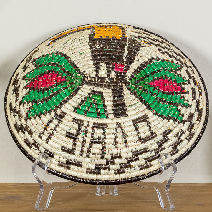 Black Gold And Green Toucan Basket Plate
