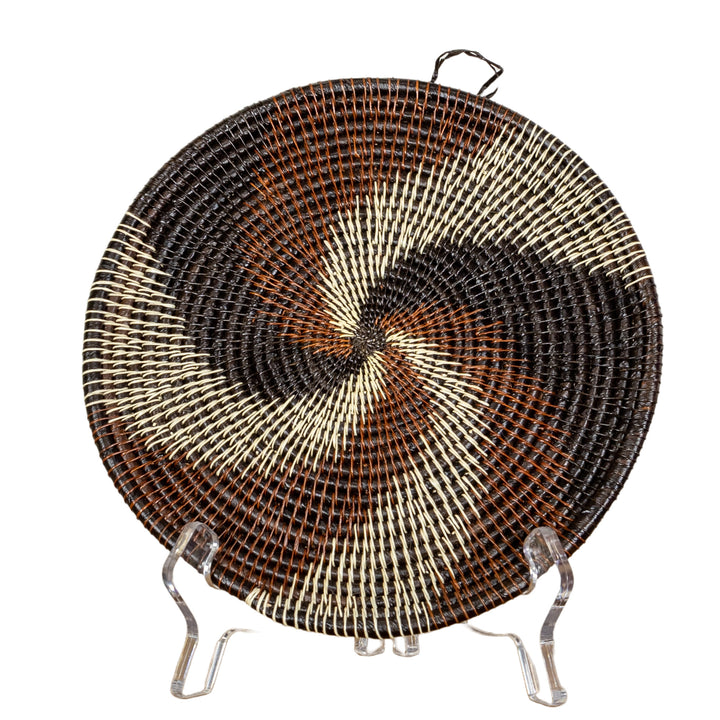 Galaxy Spinning Whirling Spiral Basket Plate