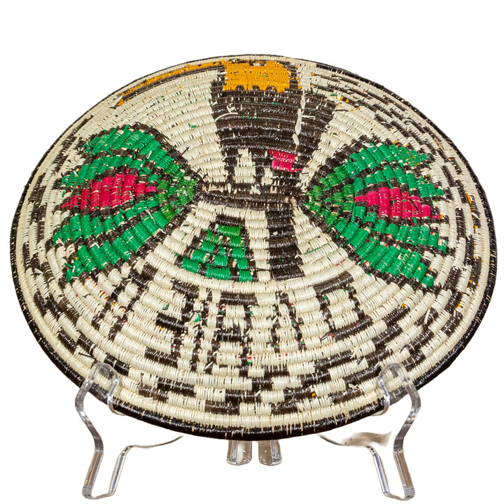 Black Gold And Green Toucan Basket Plate