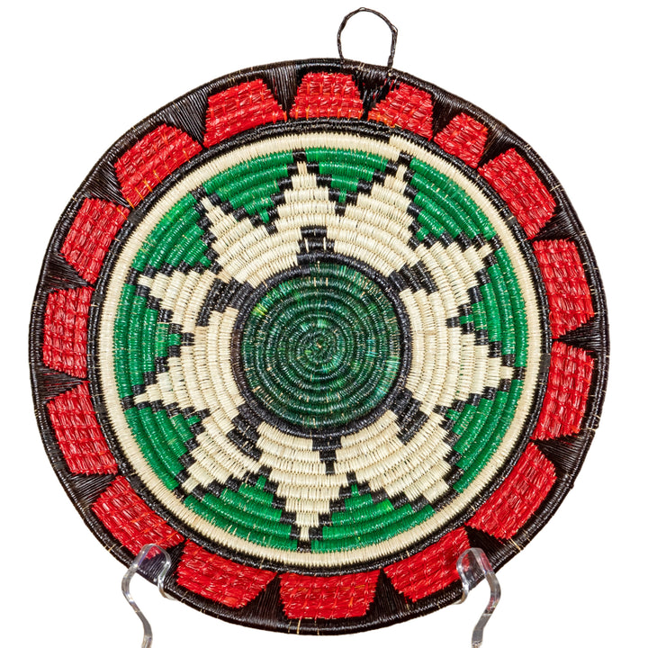 Red Green And Black Turtle Basket Plate