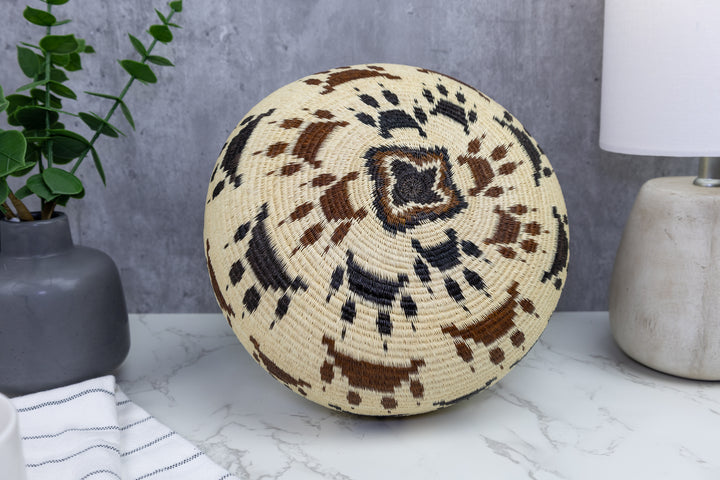 Mountain Lion Paw Woven Basket