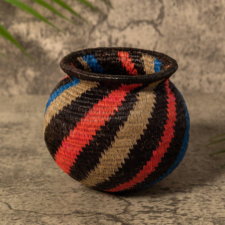 Jungle Swirl Waltz Rainforest Basket