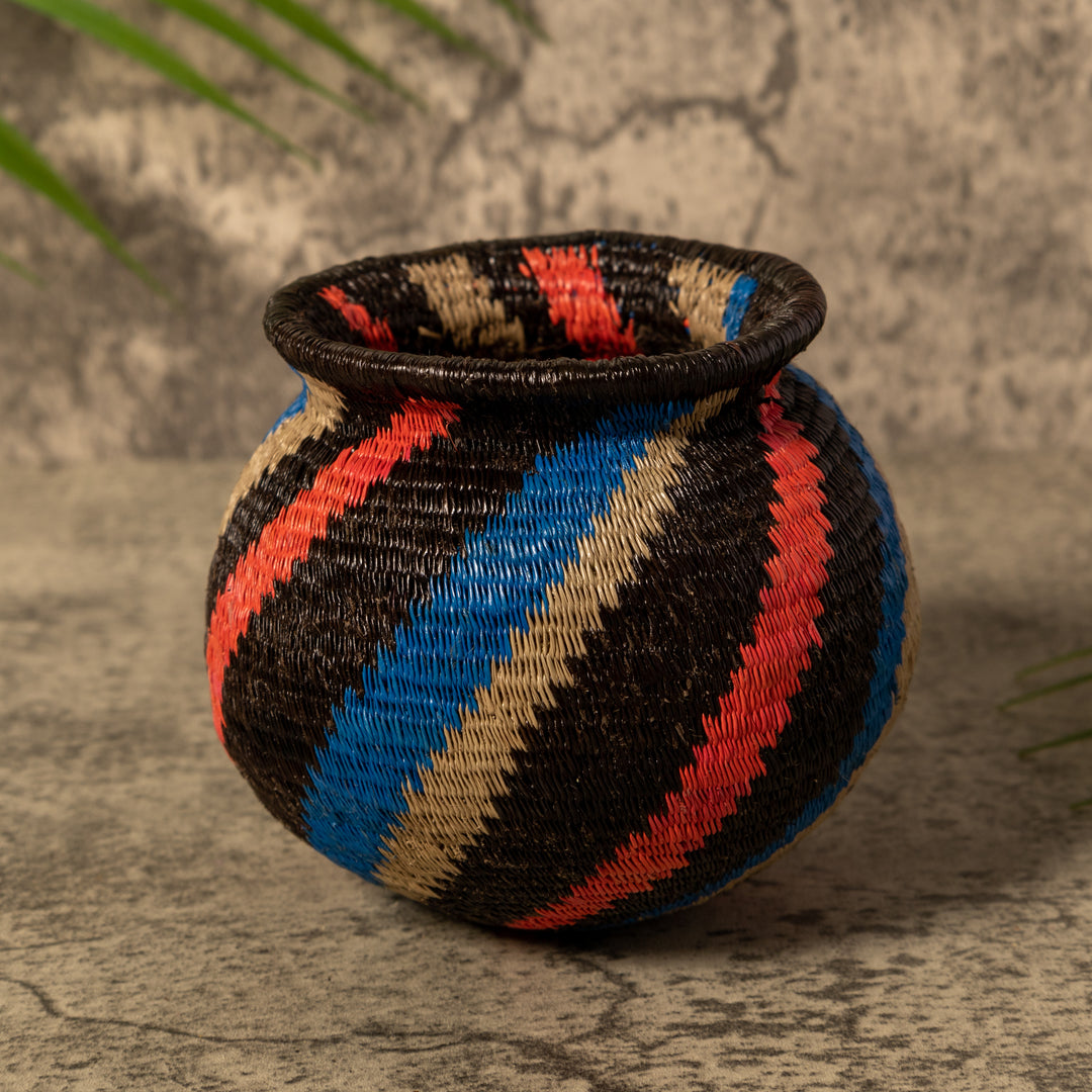 Jungle Swirl Waltz Rainforest Basket