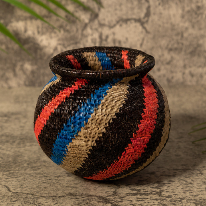 Jungle Swirl Waltz Rainforest Basket
