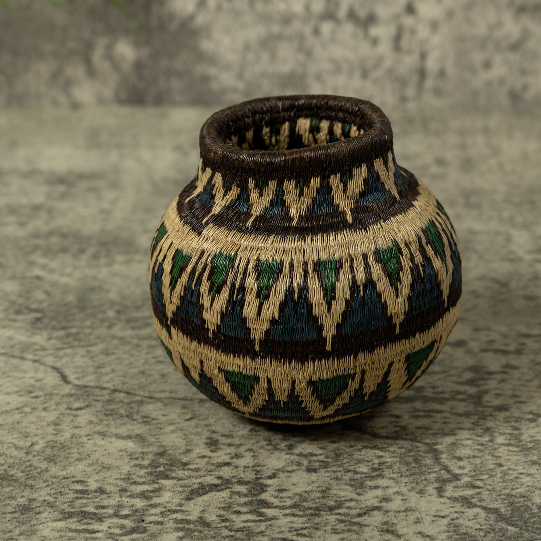 Green Amazonian Serenity Rainforest Basket