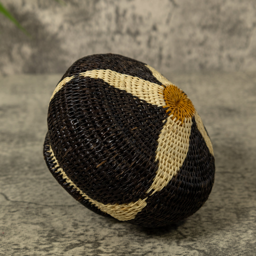 Black And White Star Rainforest Basket