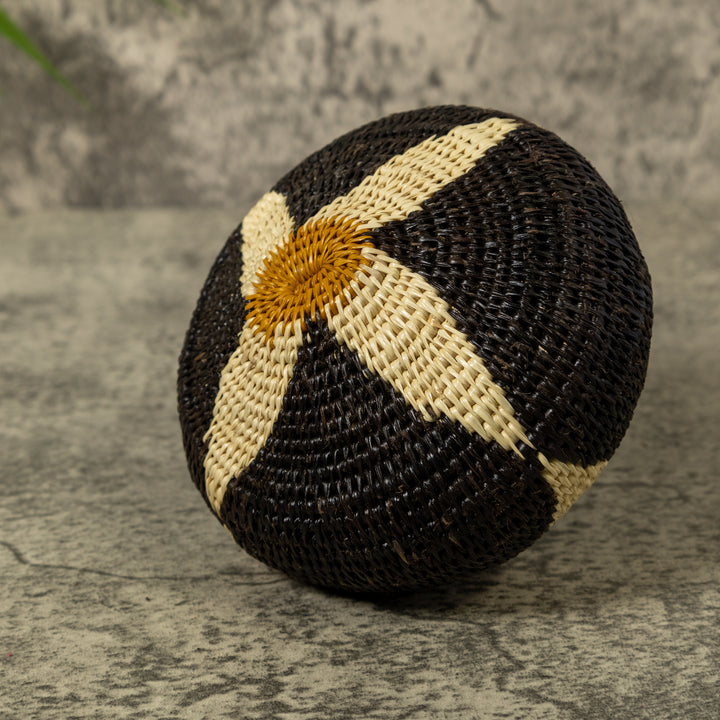 Black And White Star Rainforest Basket