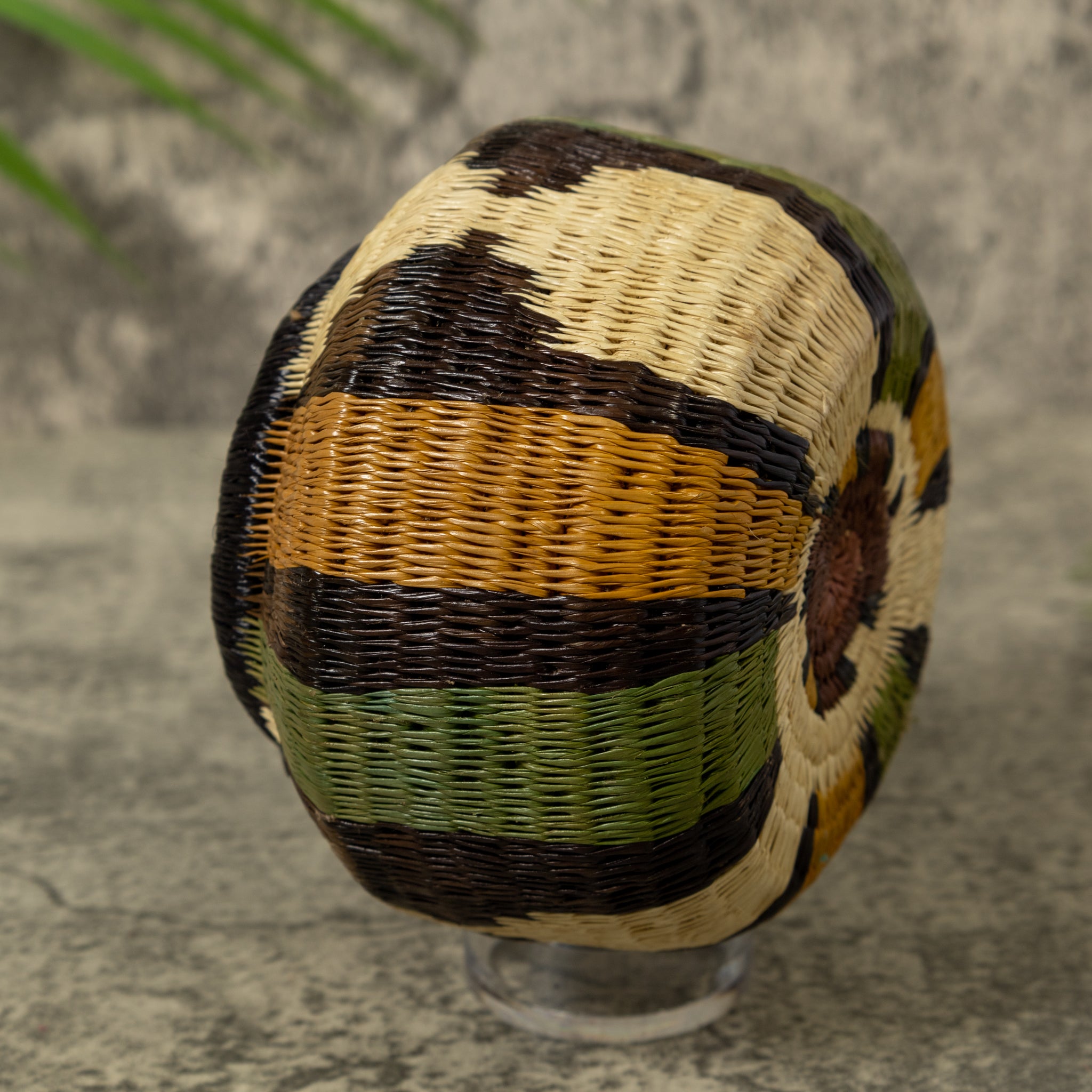 Gold And Green Classic Rainforest Basket