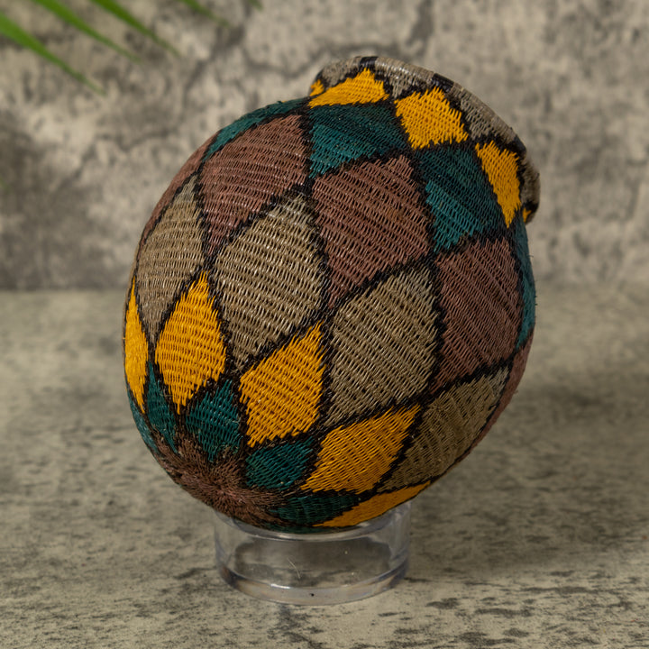 Green Gold and Brown Rainforest Basket