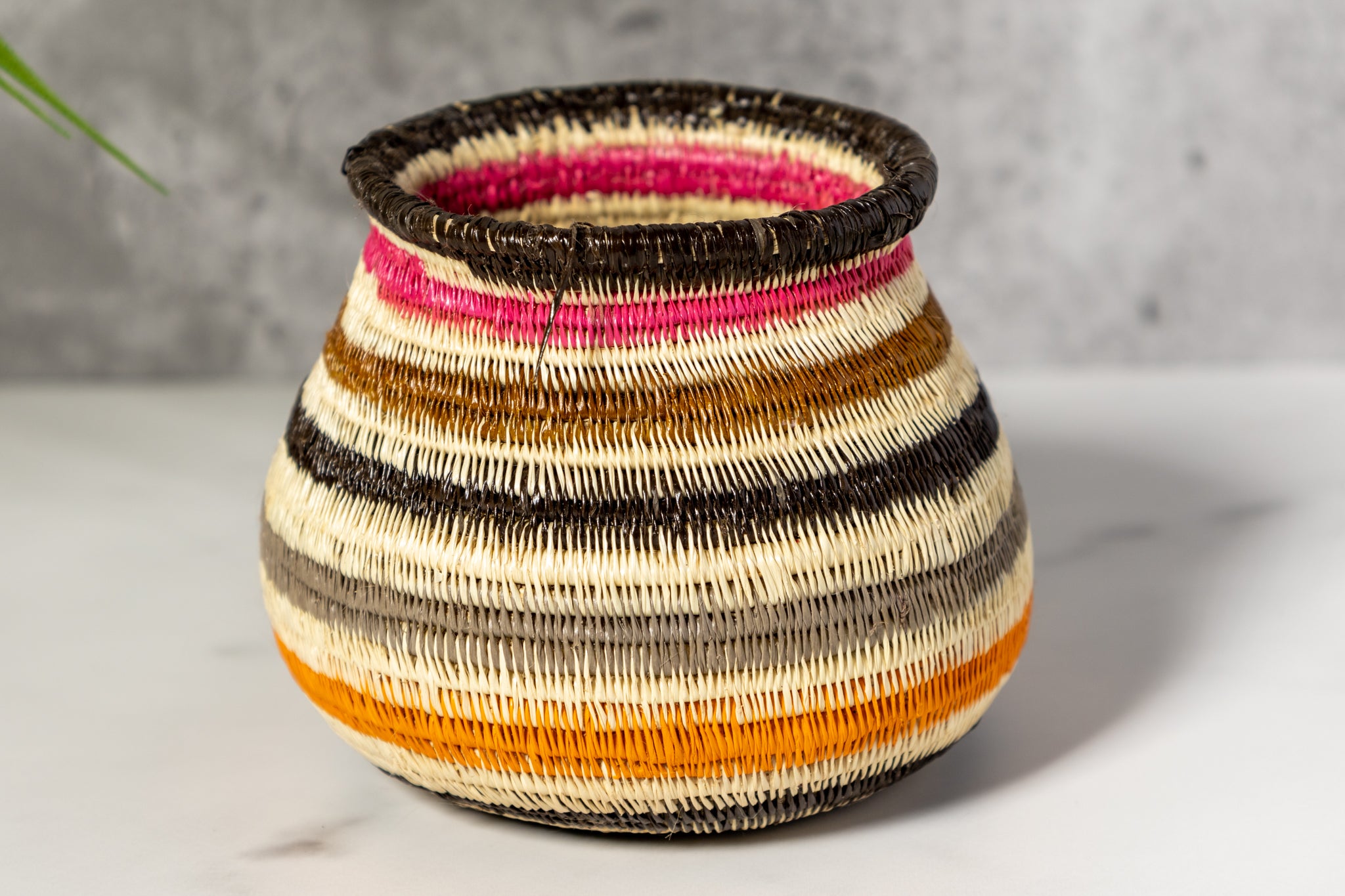 Multi-Color Ring Design Rainforest Basket