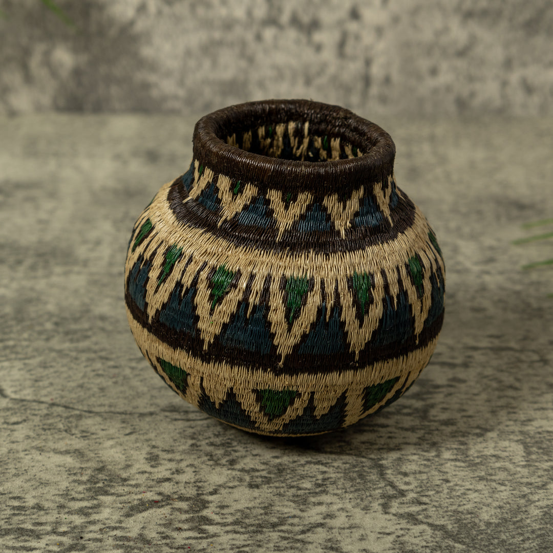 Green Amazonian Serenity Rainforest Basket