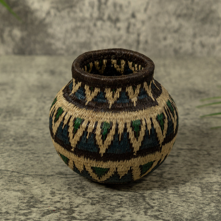 Green Amazonian Serenity Rainforest Basket
