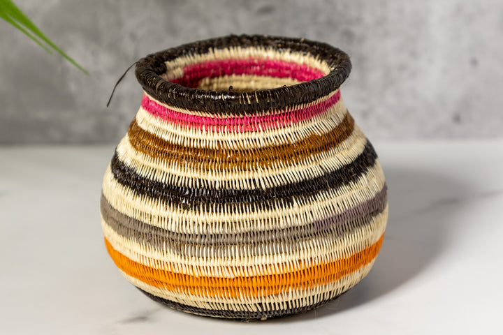 Multi-Color Ring Design Rainforest Basket
