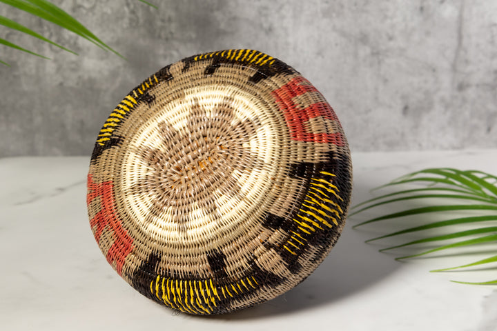Multi-Color Jungle Critters Woven Basket
