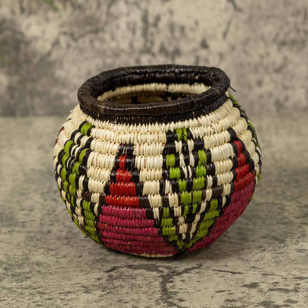 Small Floral Flower Rainforest Basket