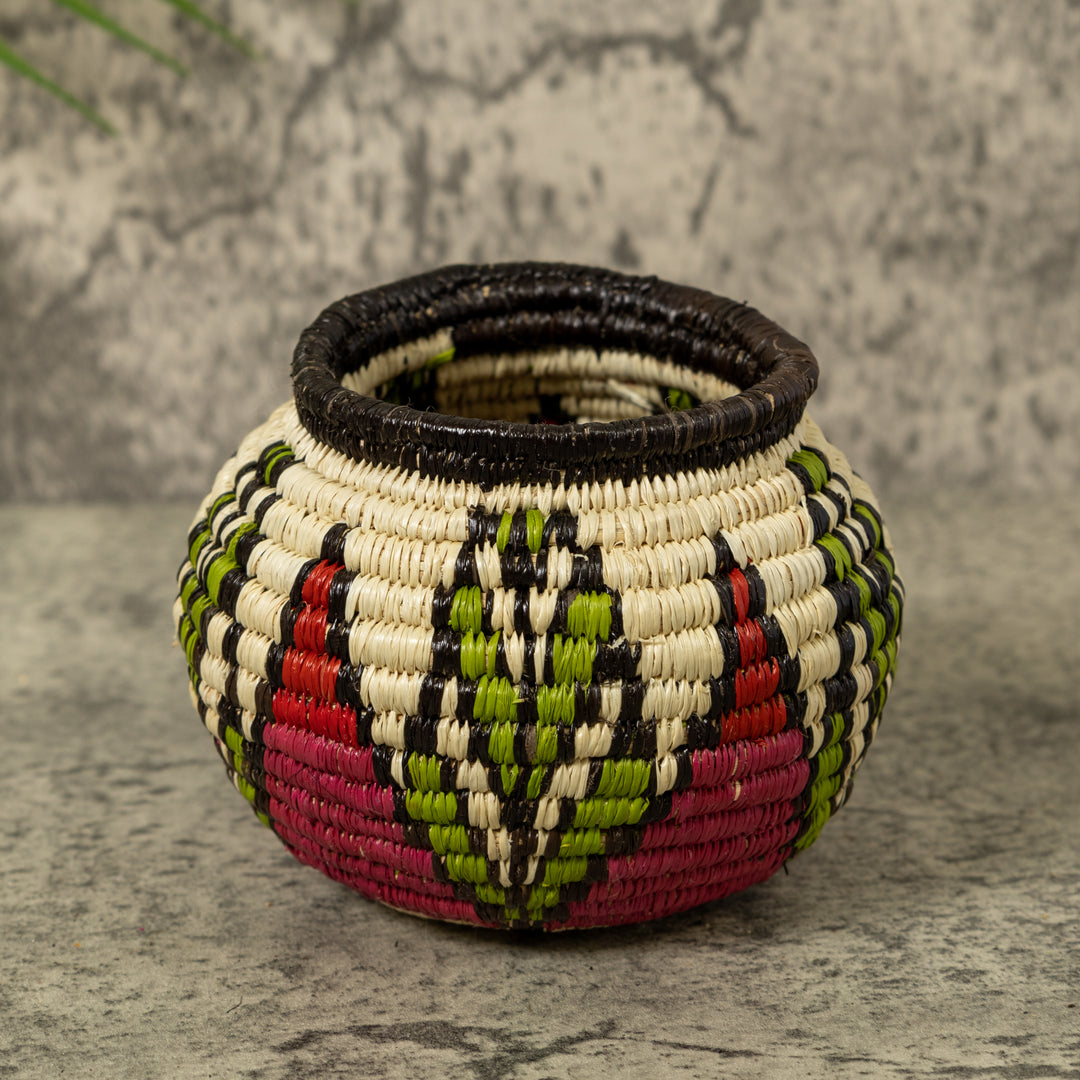 Small Floral Flower Rainforest Basket