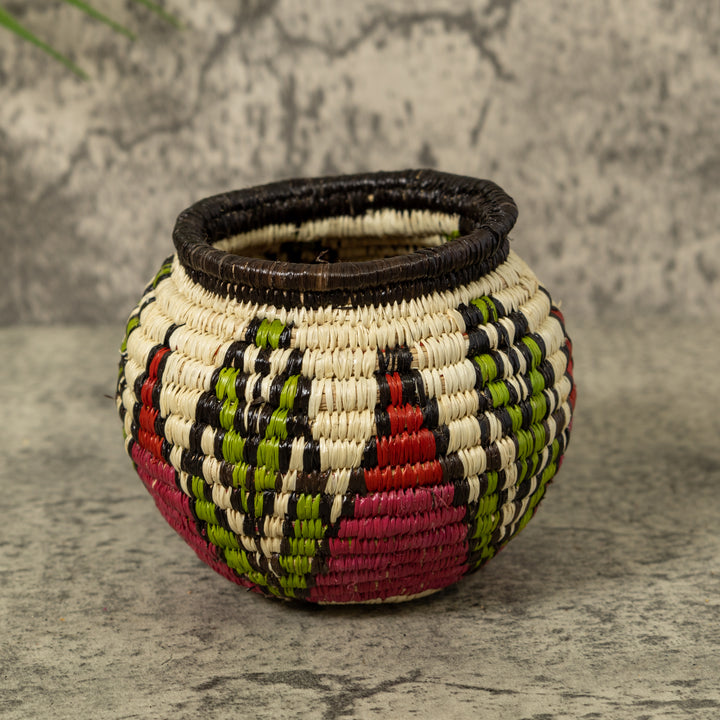 Small Floral Flower Rainforest Basket