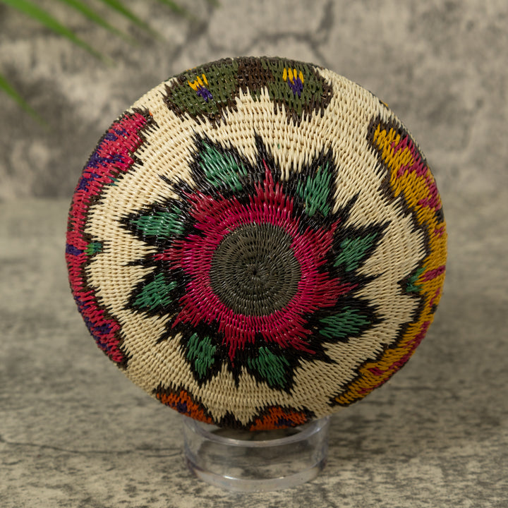 Multi-Color Butterfly Rainforest Basket
