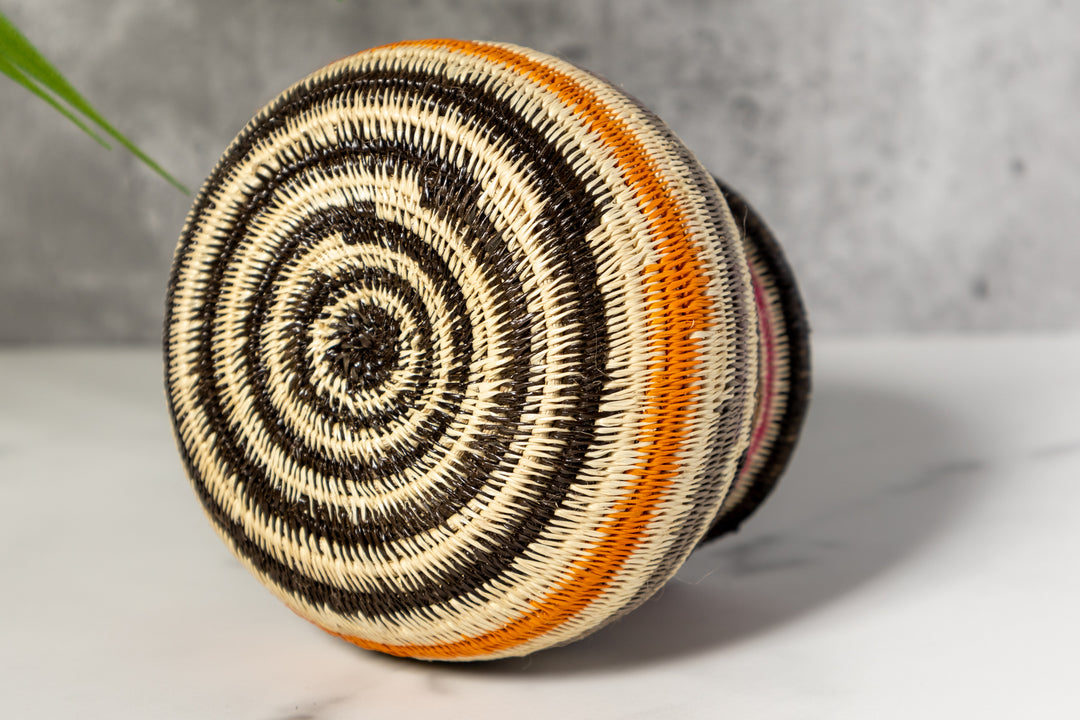 Multi-Color Ring Design Rainforest Basket