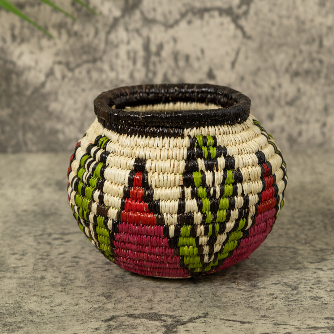 Small Floral Flower Rainforest Basket
