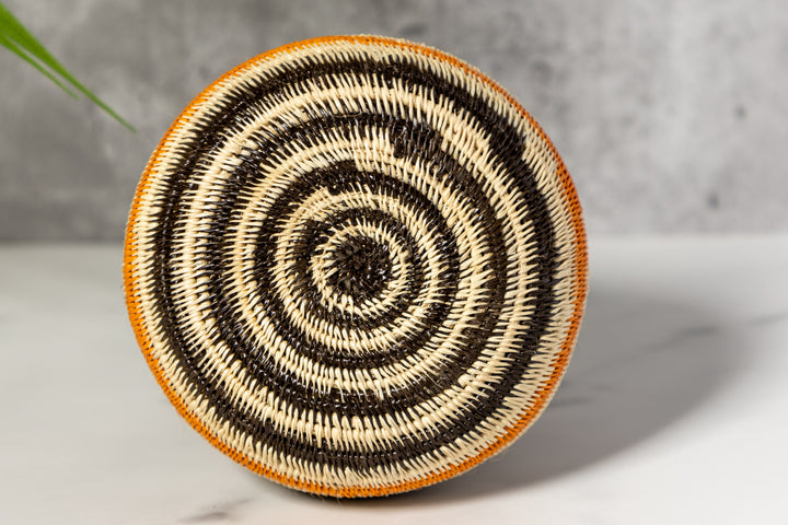 Multi-Color Ring Design Rainforest Basket