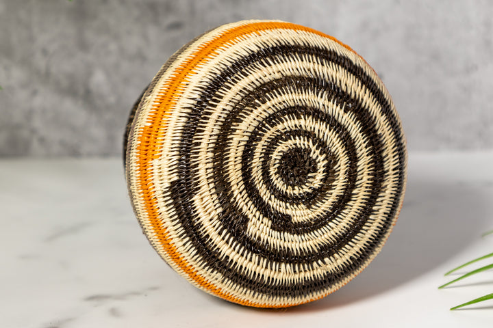Multi-Color Ring Design Rainforest Basket