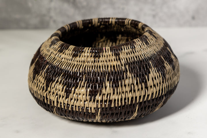 Serene Rainforest Woven Basket With Top