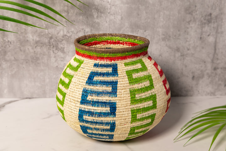 Rainbow Snakes Rainforest Basket