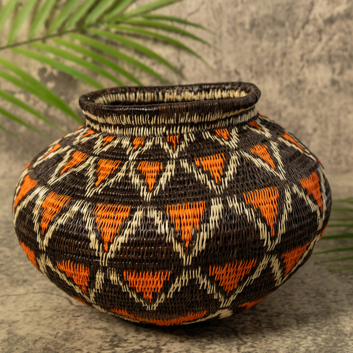 Orange Fish Net Rainforest Basket