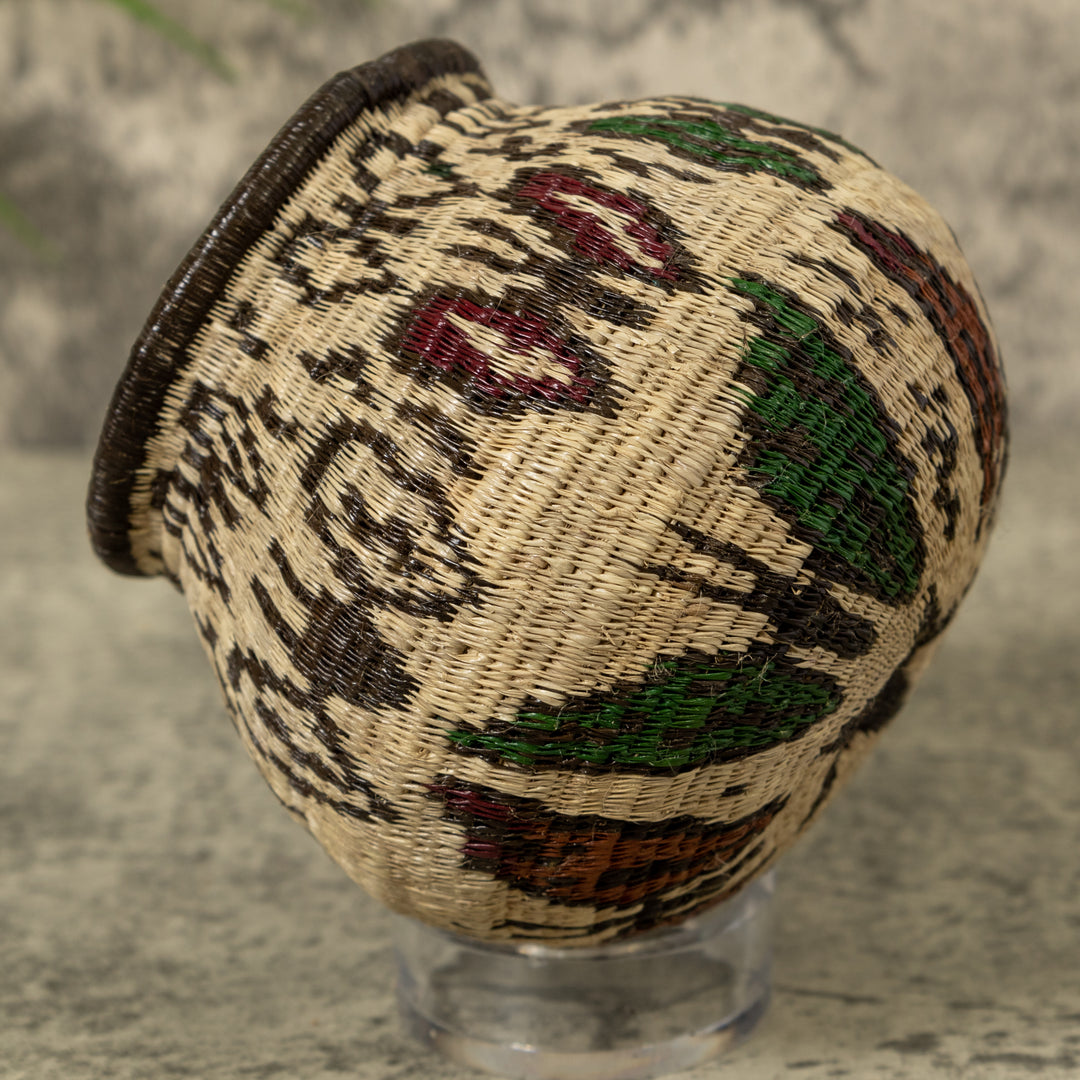Small Butterfly Jungle Rainforest Basket
