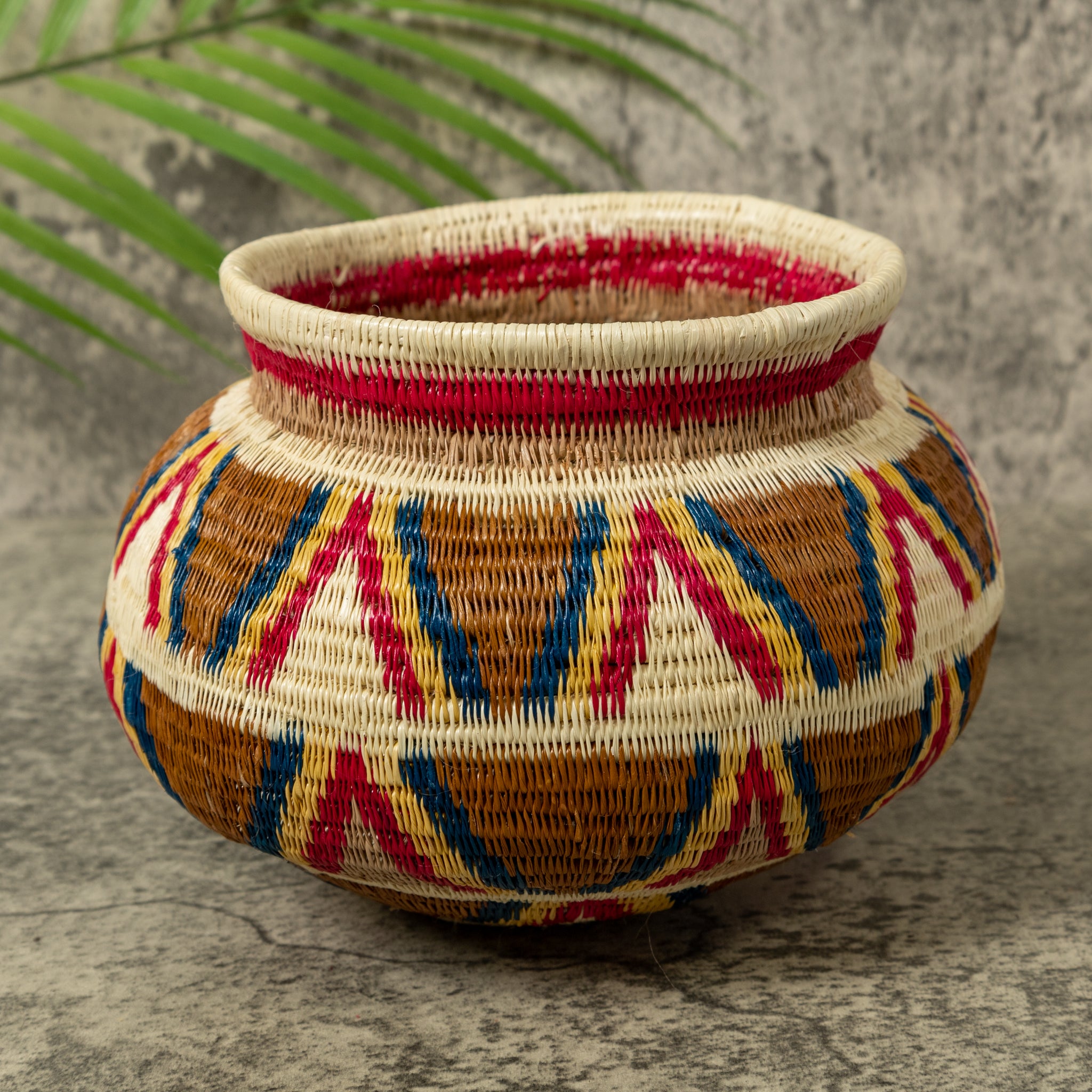 Colorful Southwest Design Rainforest Basket