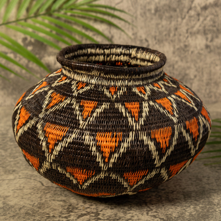 Orange Fish Net Rainforest Basket