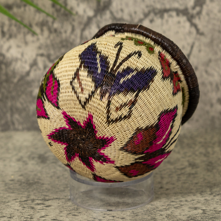 Small Butterfly in the Jungle Rainforest Basket