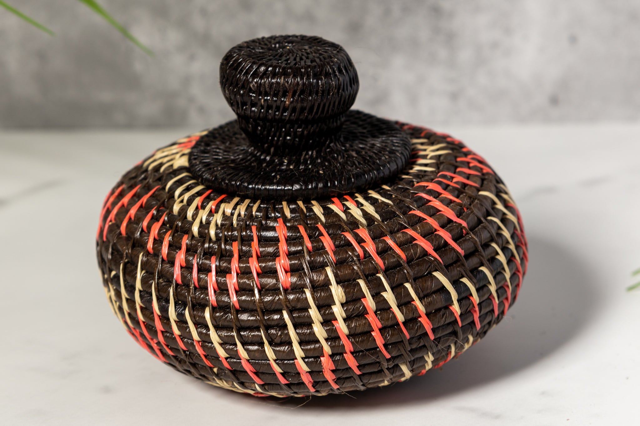 Halloween Woven Basket With Top