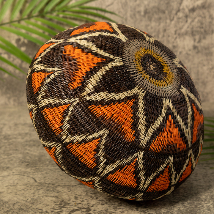 Orange Fish Net Rainforest Basket
