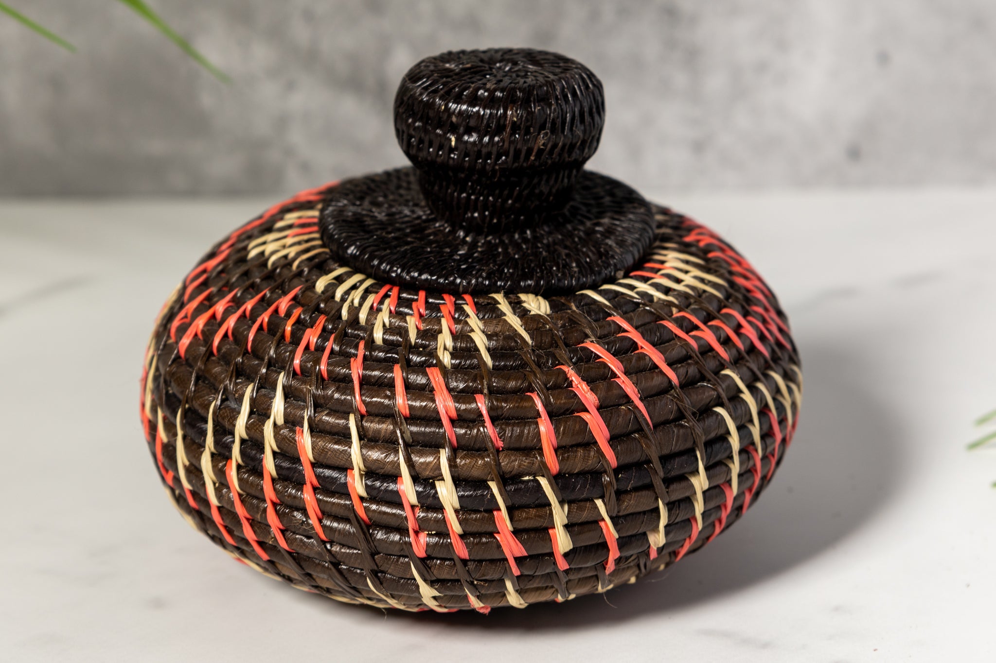 Halloween Woven Basket With Top