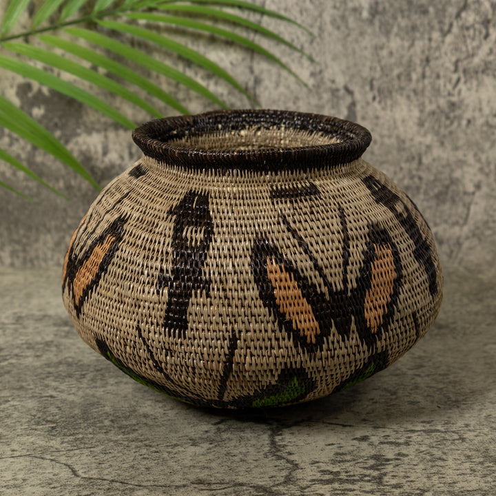 Birds And Butterflies Rainforest Basket
