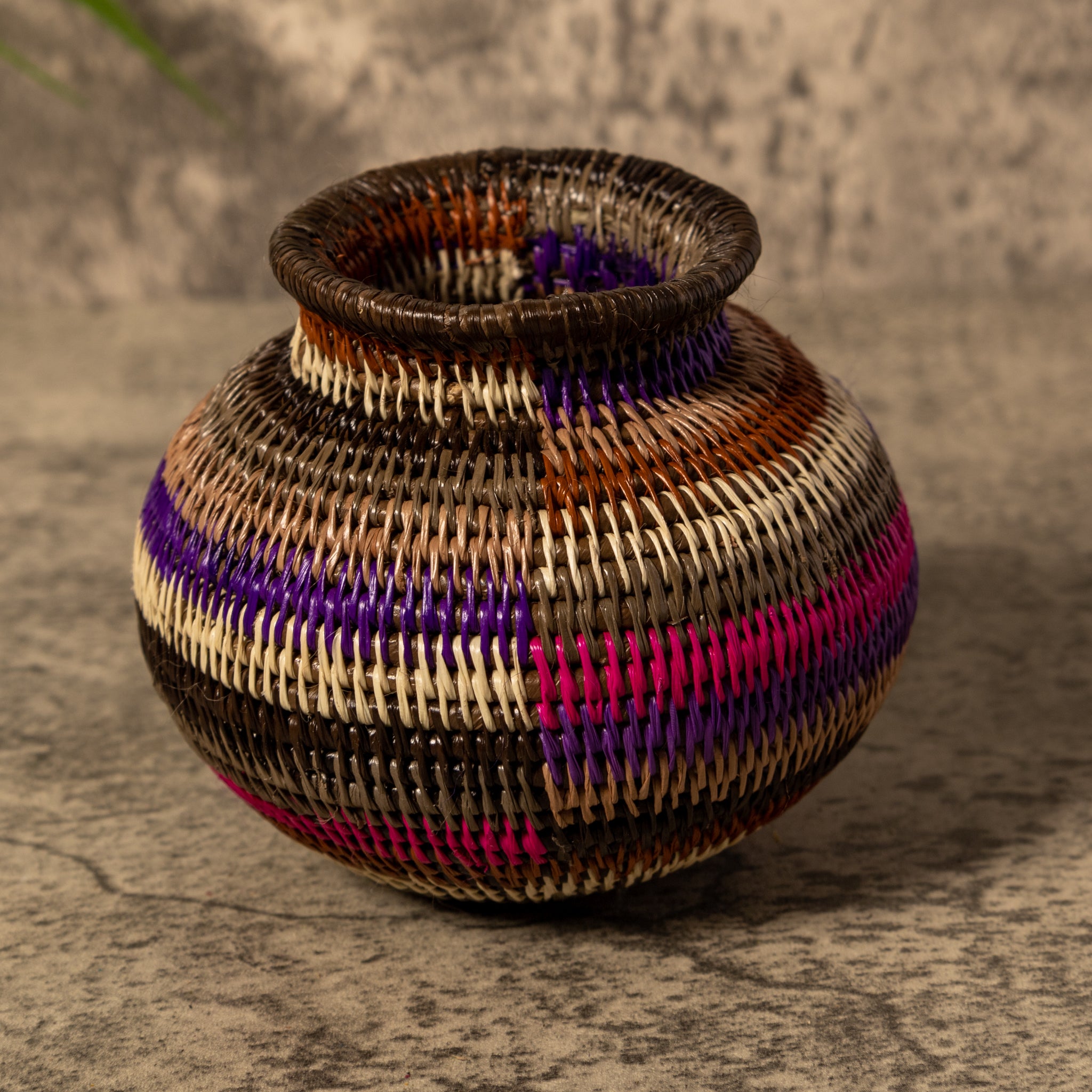 Purple Amazonian Aura Rainforest Basket