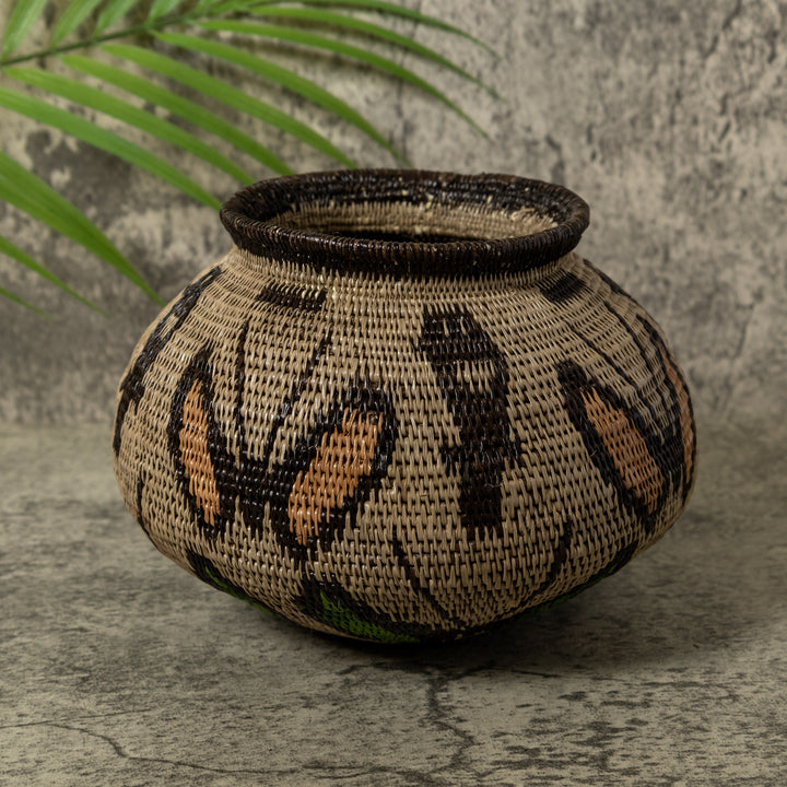 Birds And Butterflies Rainforest Basket