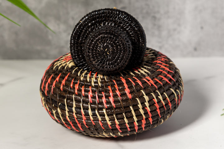 Halloween Woven Basket With Top