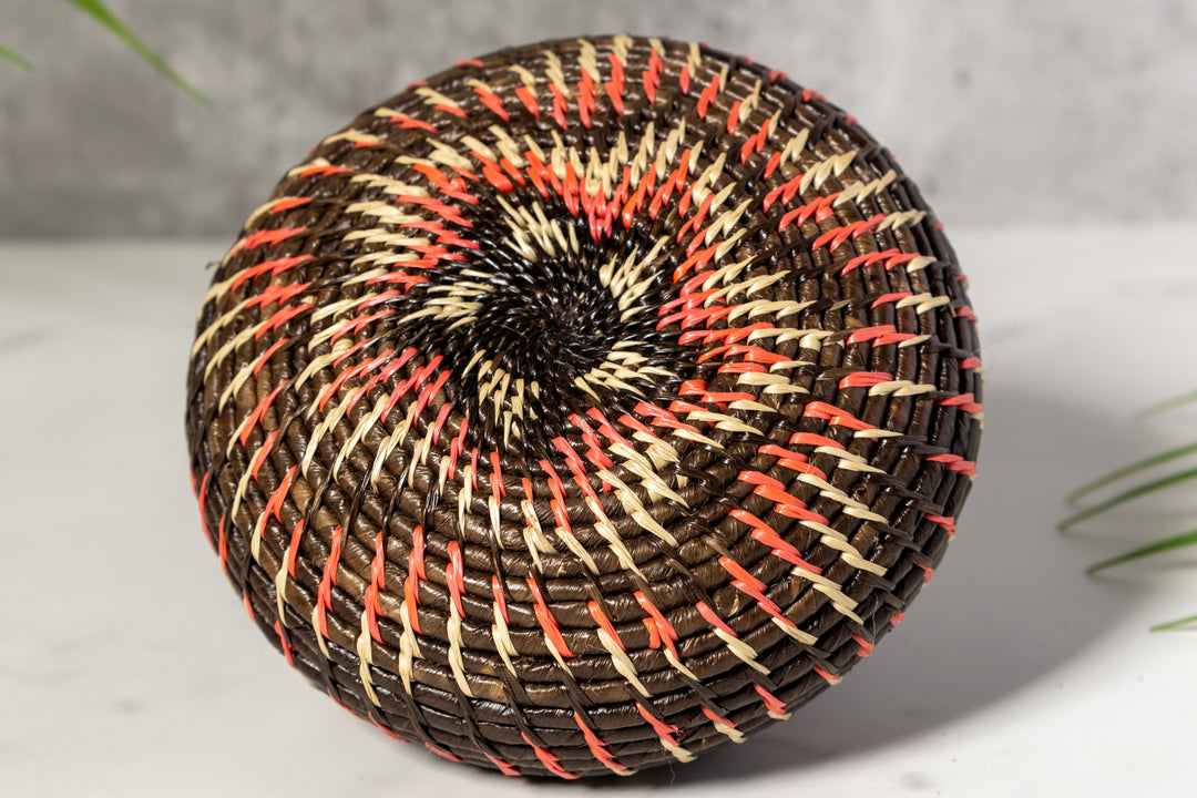 Halloween Woven Basket With Top