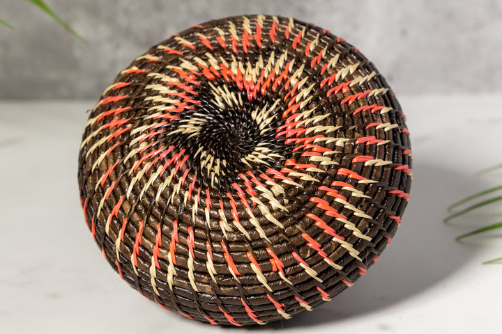 Halloween Woven Basket With Top